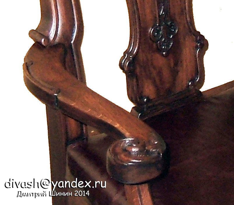 детали кресла ручной работы из массива дерева дуба